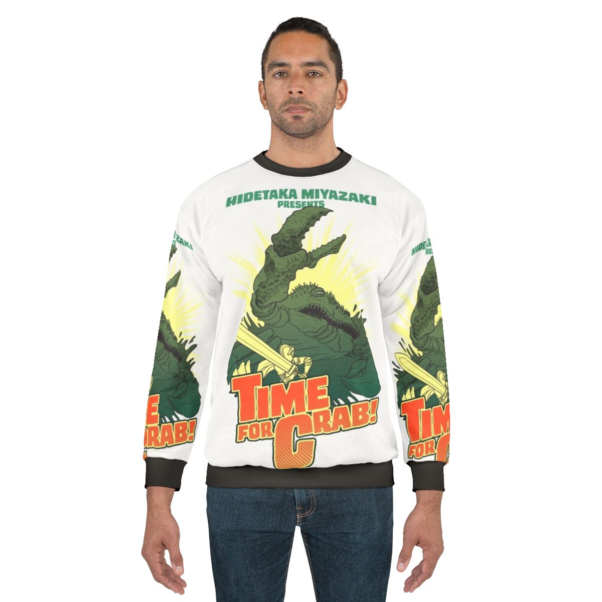 Time For Crab Dark Souls Gaming Sweatshirt