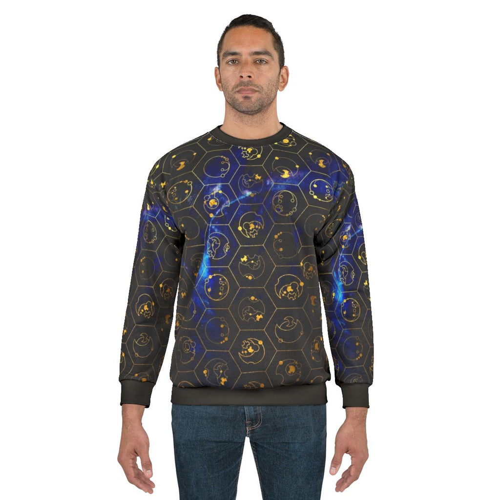 Gallifreyan Time Lord Blue Sweatshirt