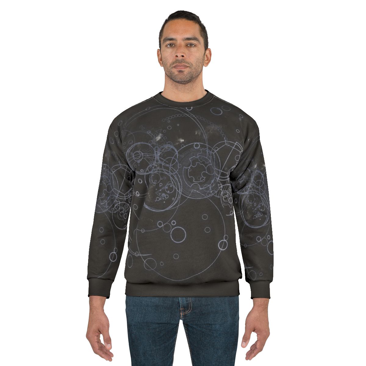 Time Lord Silver Graphic Sweatshirt