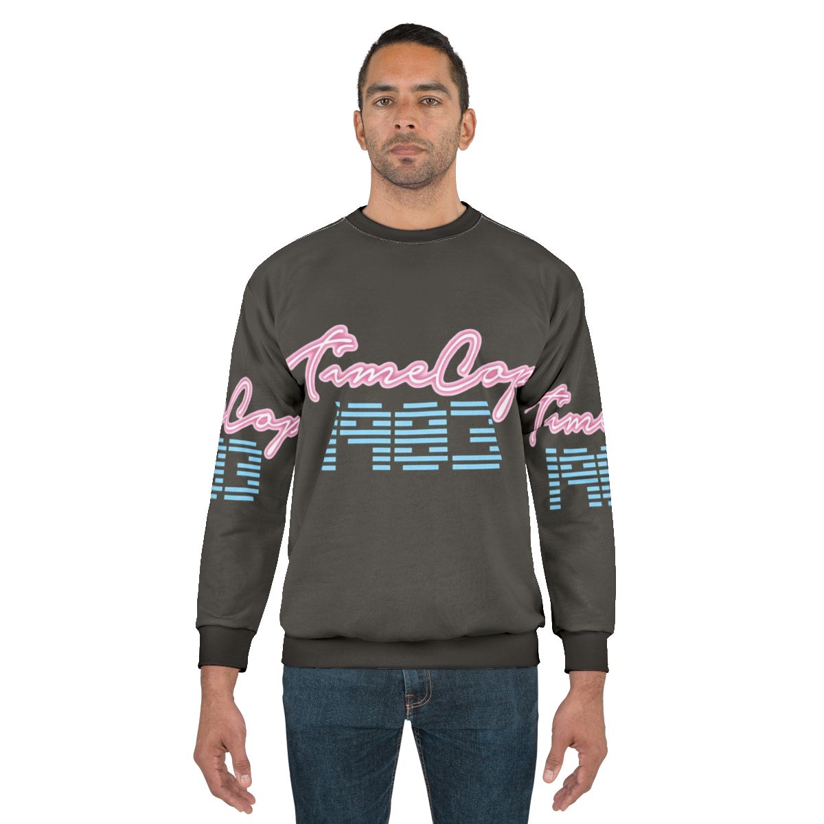 Timecop 1983 Logo Retro Synthwave Sweatshirt