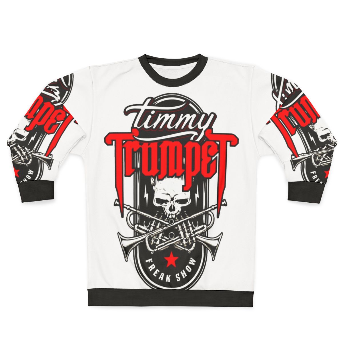 Timmy Freak Grunge Skull Music Sweatshirt