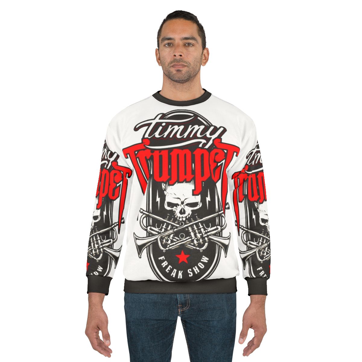 Timmy Freak Grunge Skull Music Sweatshirt