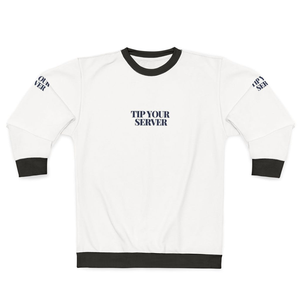 Tip Your Server Sticker Sweatshirt