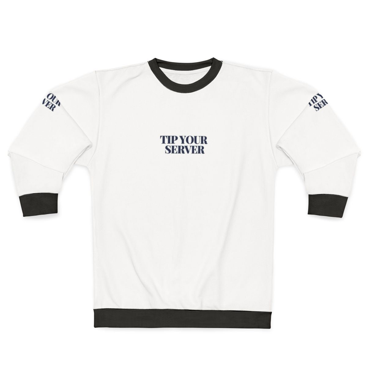 Tip Your Server Sticker Sweatshirt