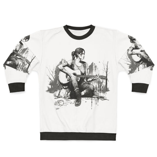 The Last of Us Ellie Guitar Fanart Sweatshirt