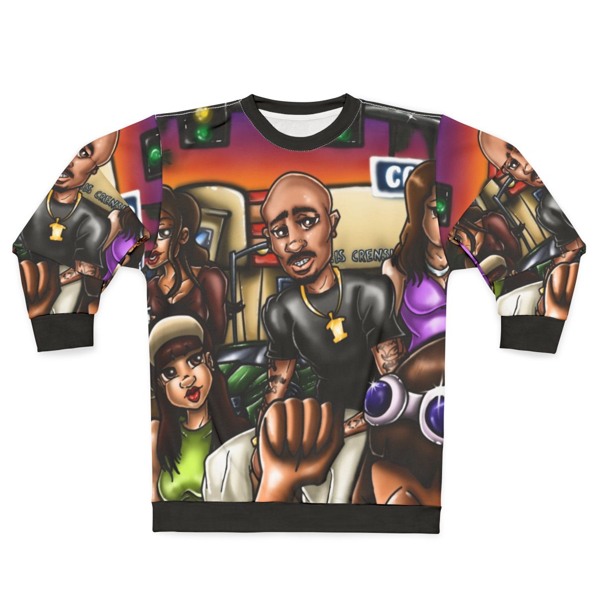 To Live And Die In LA' Los Angeles Graffiti Sweatshirt