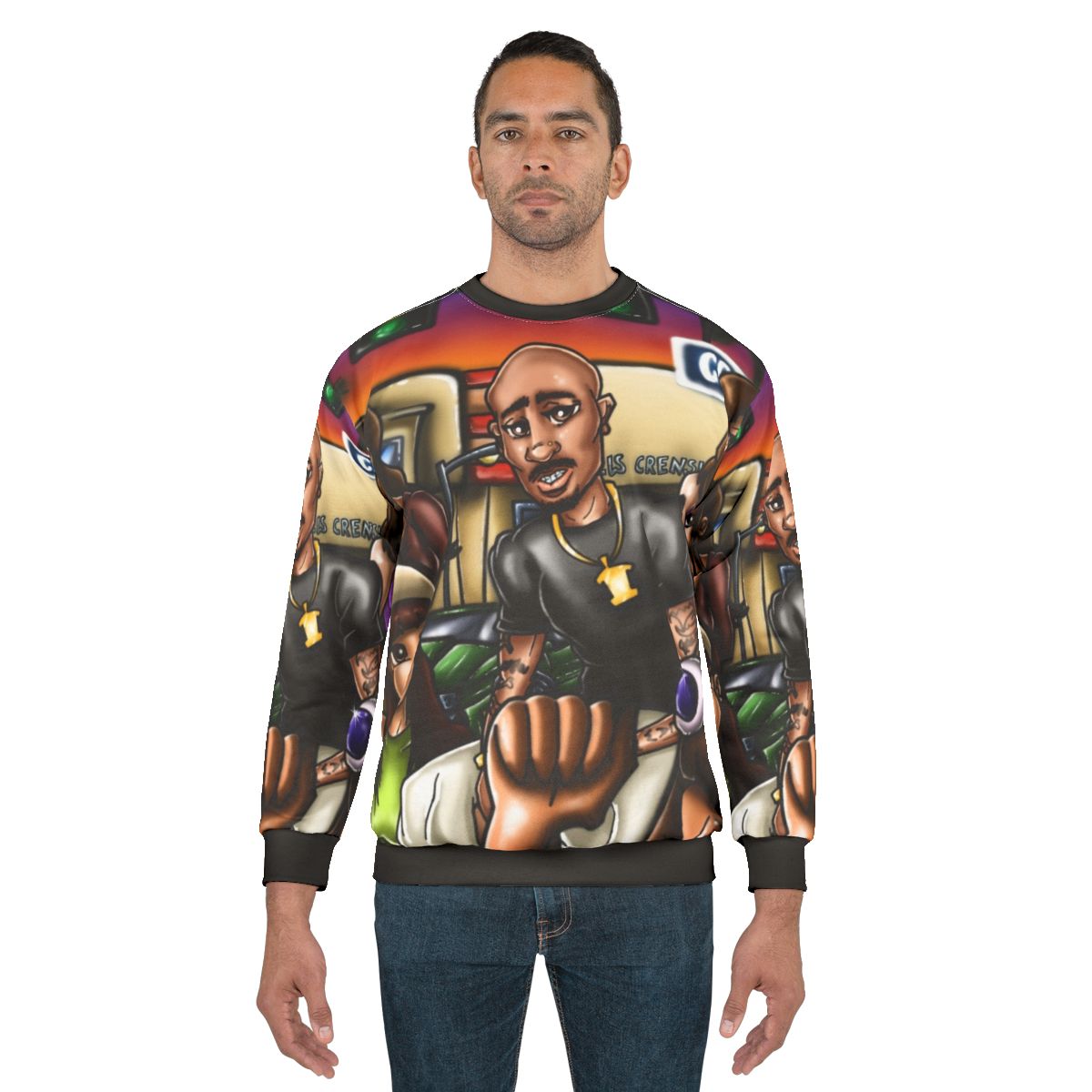 To Live And Die In LA' Los Angeles Graffiti Sweatshirt