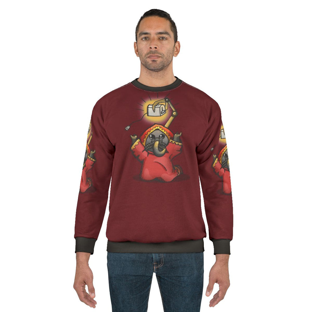 Toaster Priest Warhammer 40k Sweatshirt with Hazelberry Design