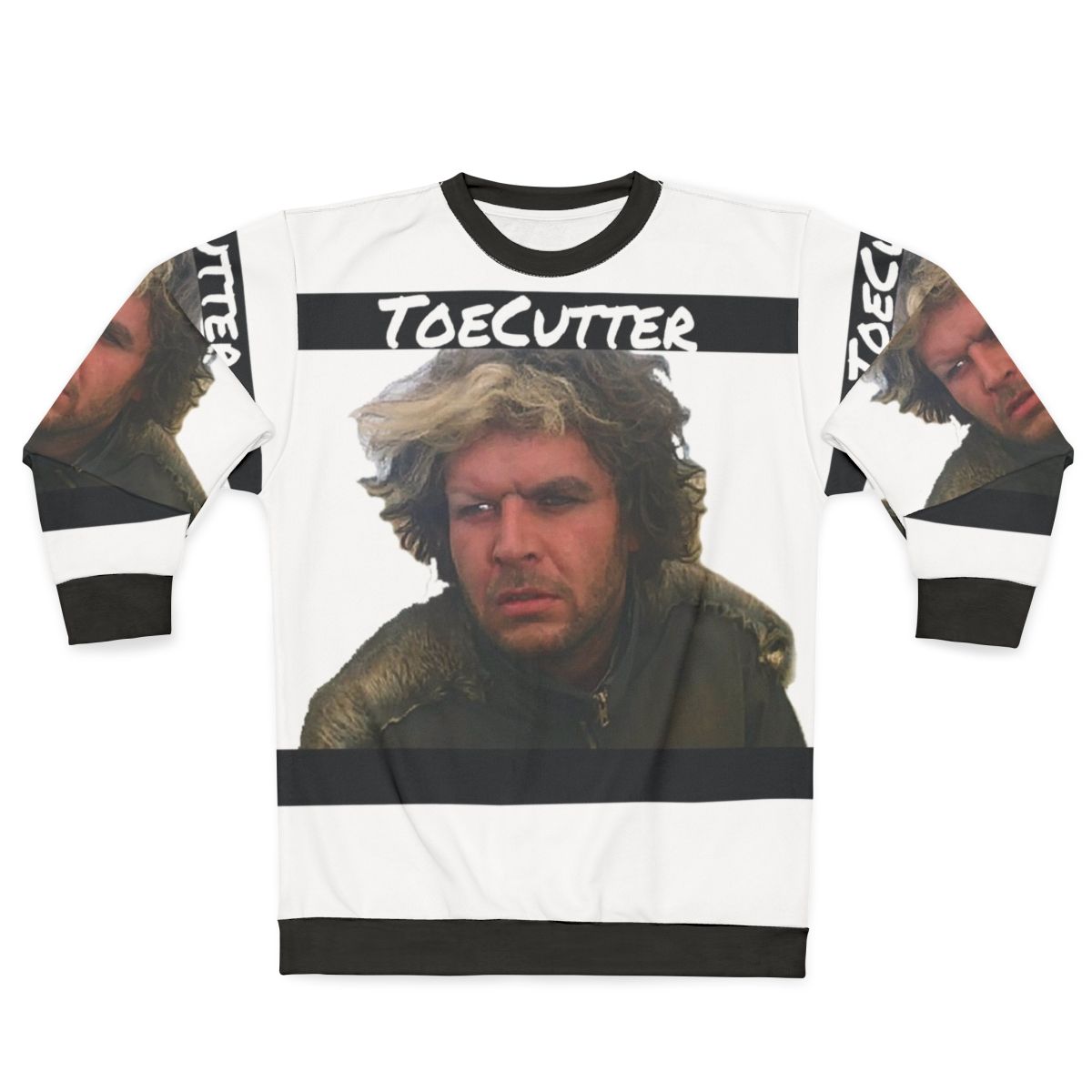 Toecutter Sweatshirt - Iconic 80s Mad Max Villain Character Apparel