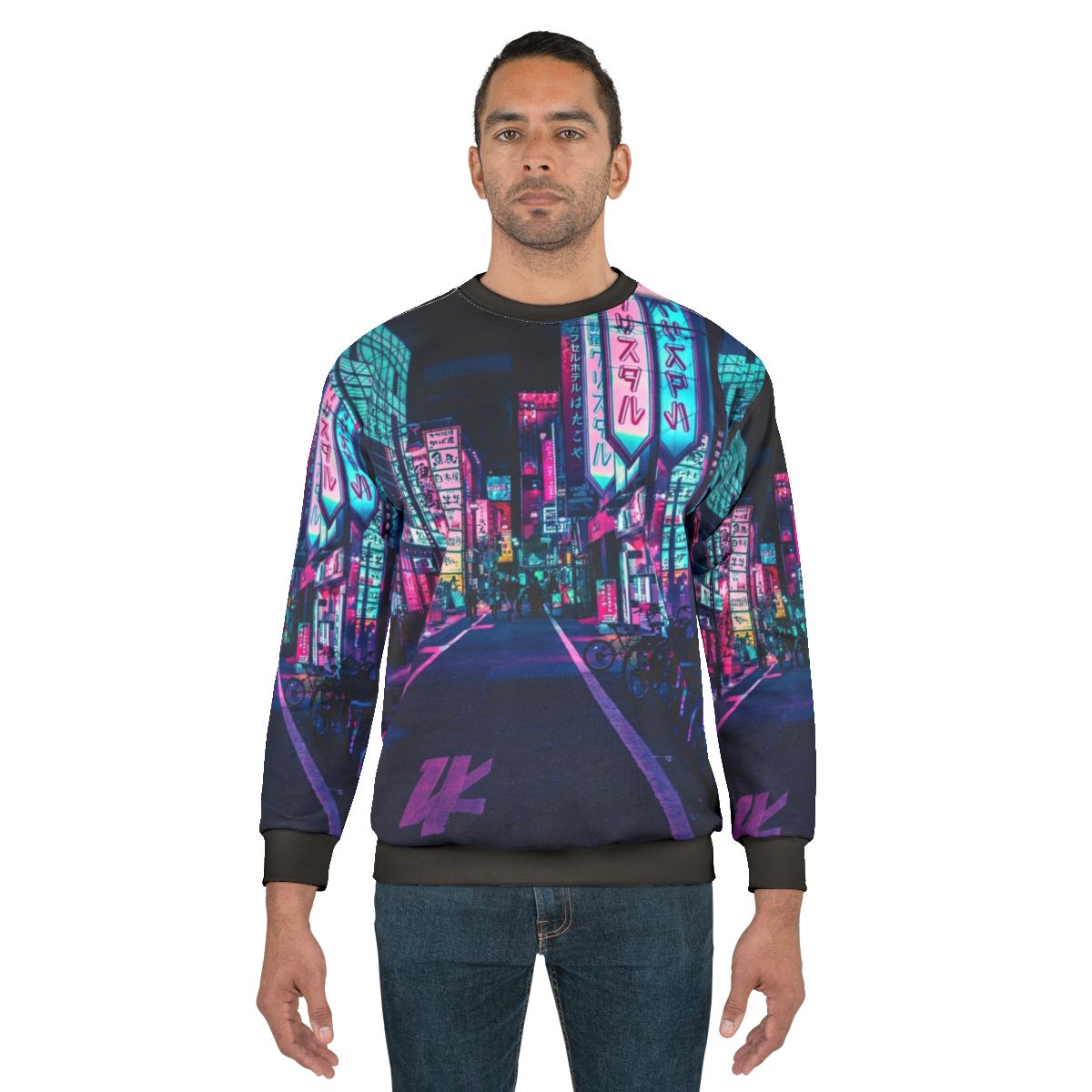 Neon Tokyo Cyberpunk Sweatshirt