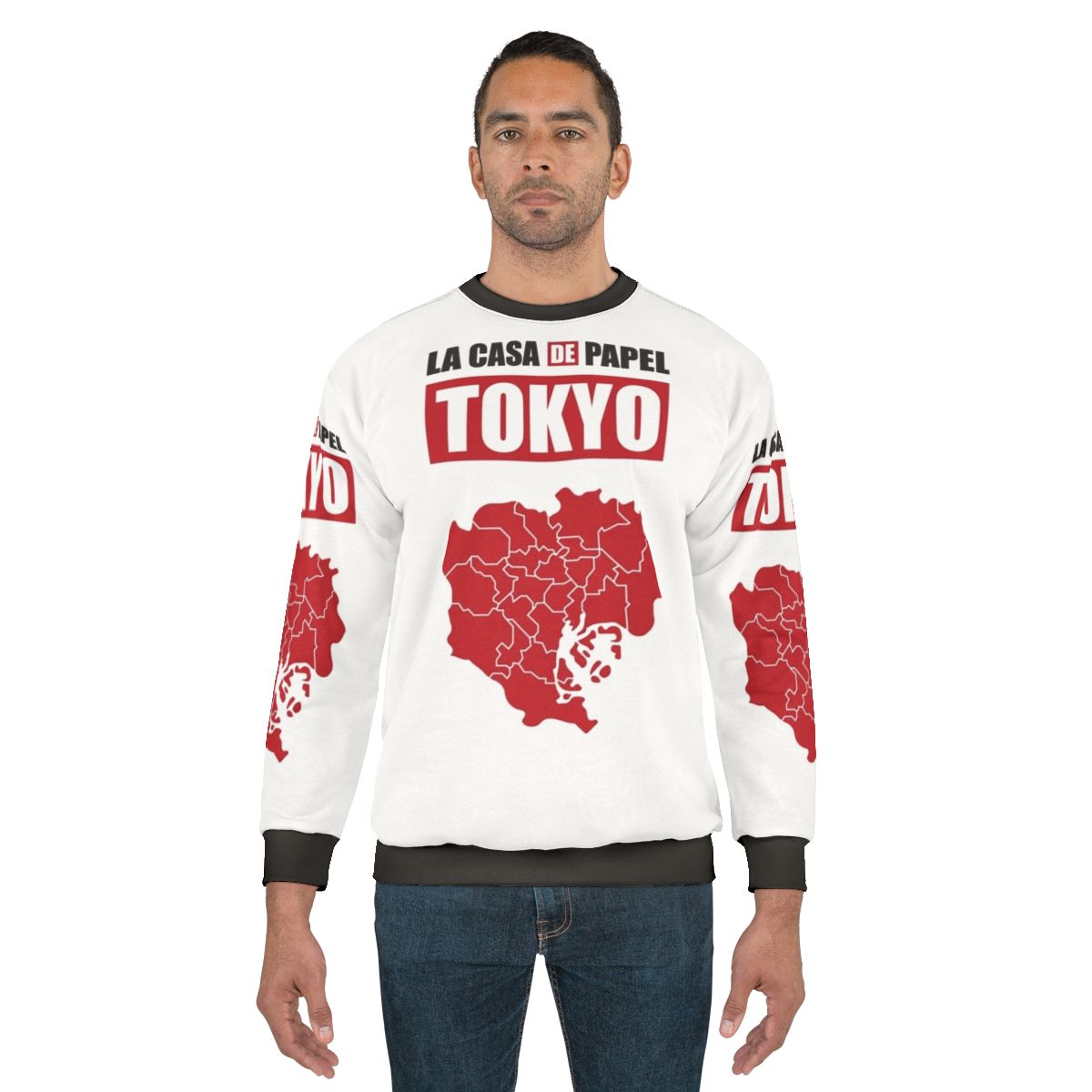Money Heist Inspired Tokyo Paper House Design Sweatshirt