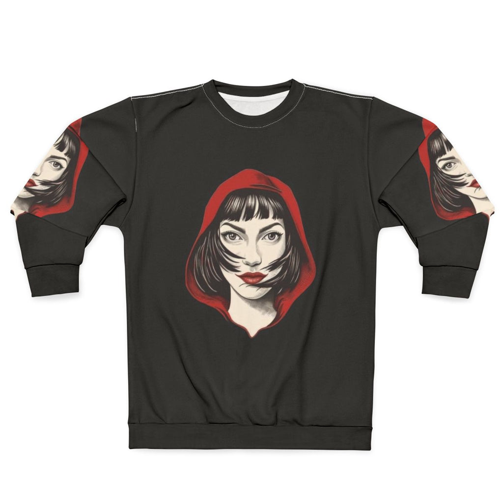 Tokyo red hood sweatshirt with Money Heist inspired design