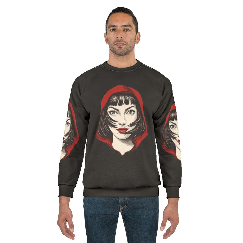 Tokyo red hood sweatshirt with Money Heist inspired design