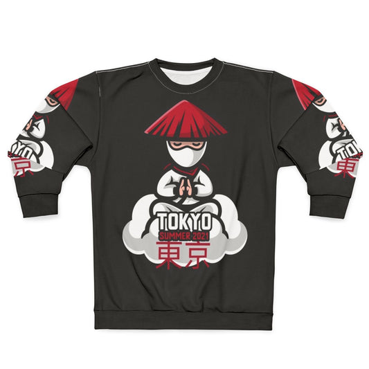 Tokyo Warrior 2021 Summer Sweatshirt for Olympics and Martial Arts Training