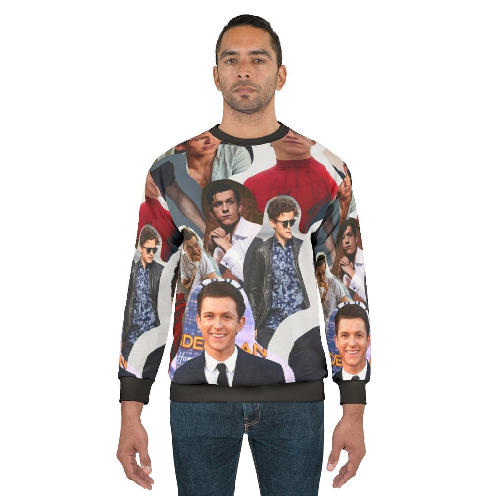 Tom Holland Collage Superhero Sweatshirt