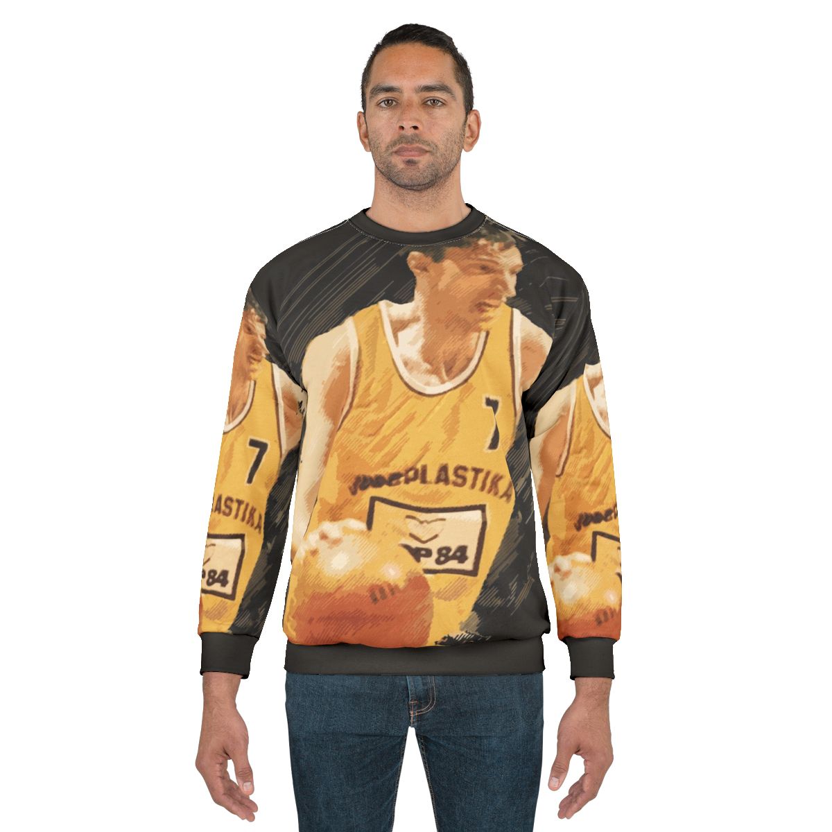 Toni Kukoc Croatian Basketball Legend Sweatshirt