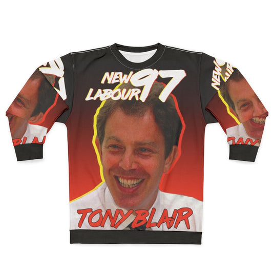 Vintage Style Tony Blair 1997 Labour Party Sweatshirt