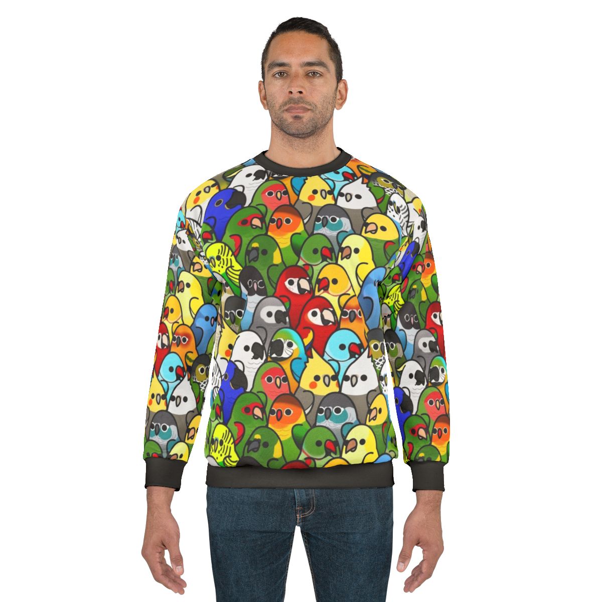 Too Many Birds Bird Squad Crew Neck Sweatshirt