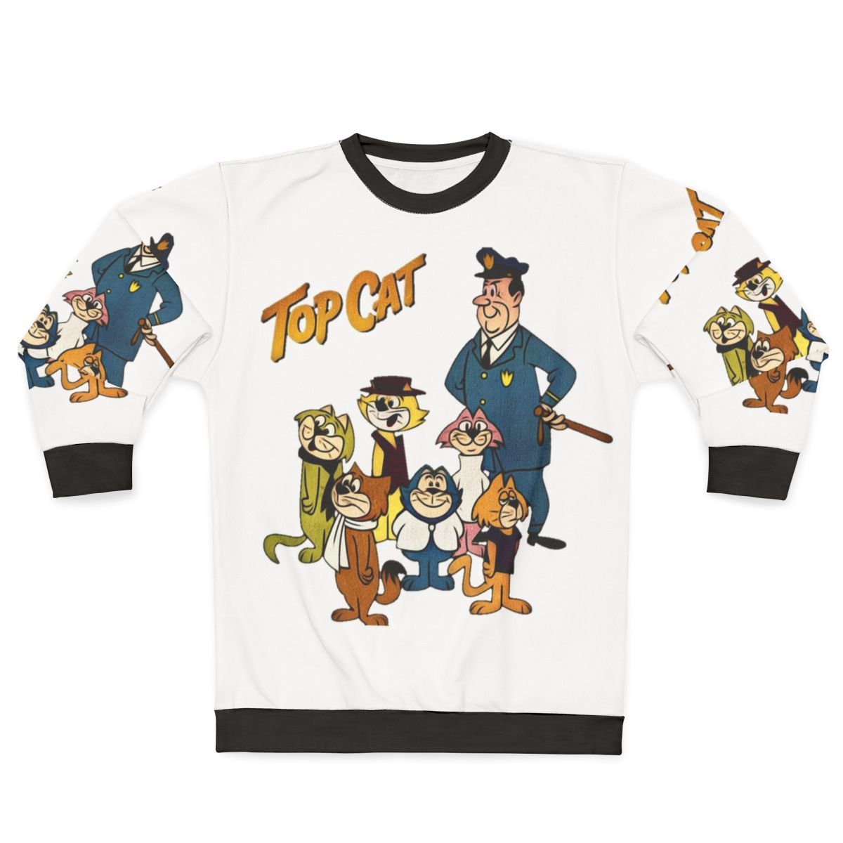 Vintage Retro Cartoon Top Cat Summer Sweatshirt