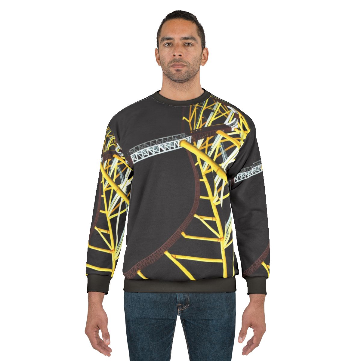 Top Thrill Dragster Cedar Point Roller Coaster Graphic Sweatshirt