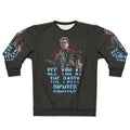 "Total Recall" inspired sci-fi sweatshirt featuring the iconic phrase "See You at the Party"