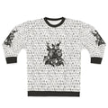 Sweatshirt featuring mystic totem and sigil designs