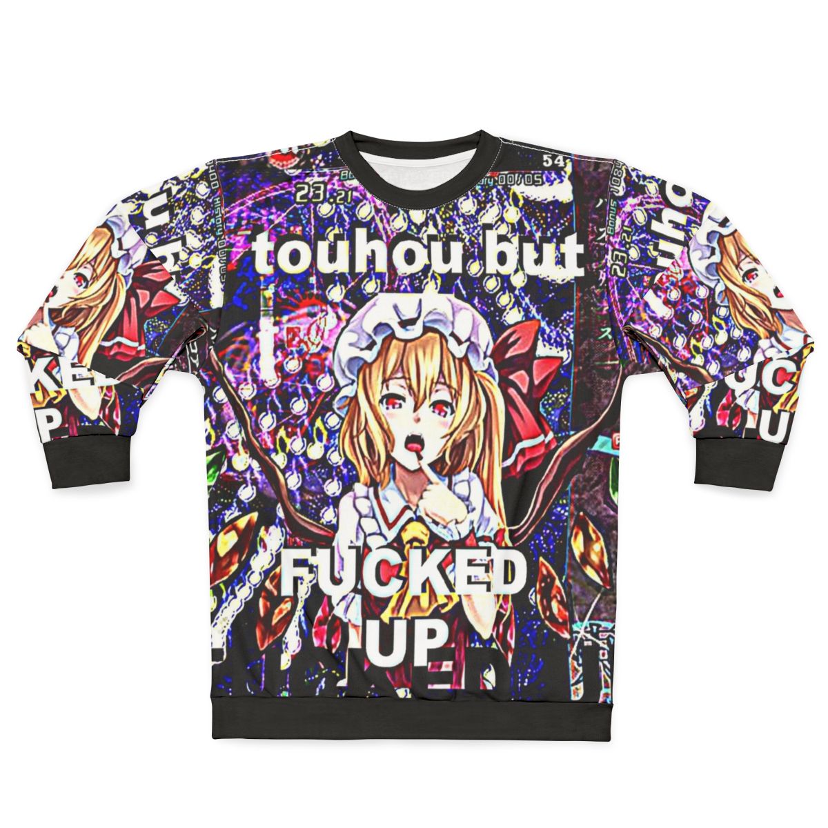 Retro Touhou "Fucked Up" Sweatshirt