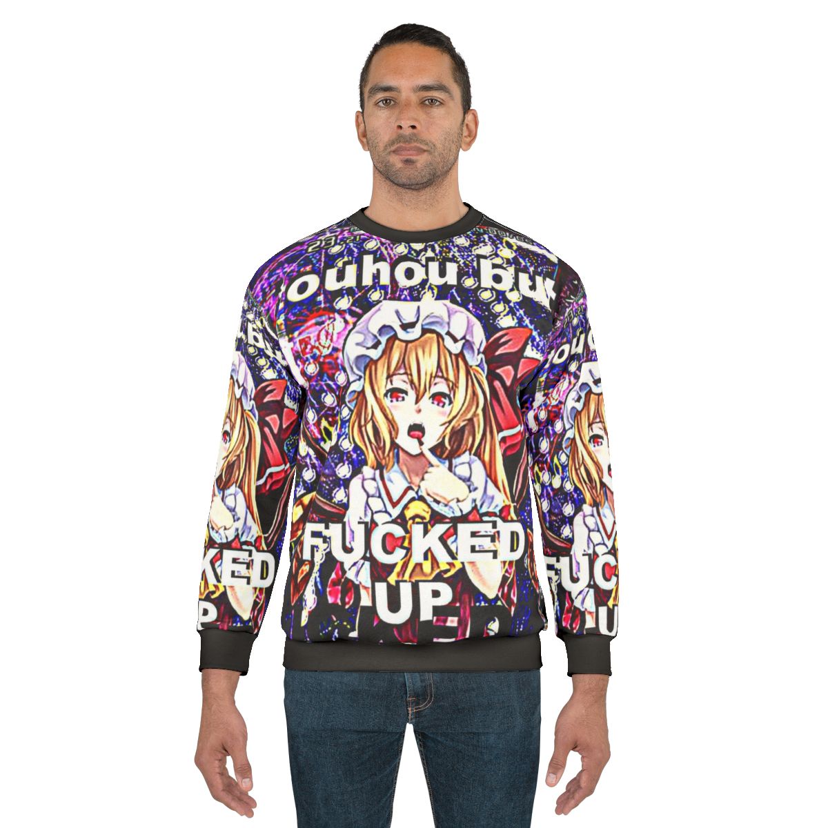 Retro Touhou "Fucked Up" Sweatshirt