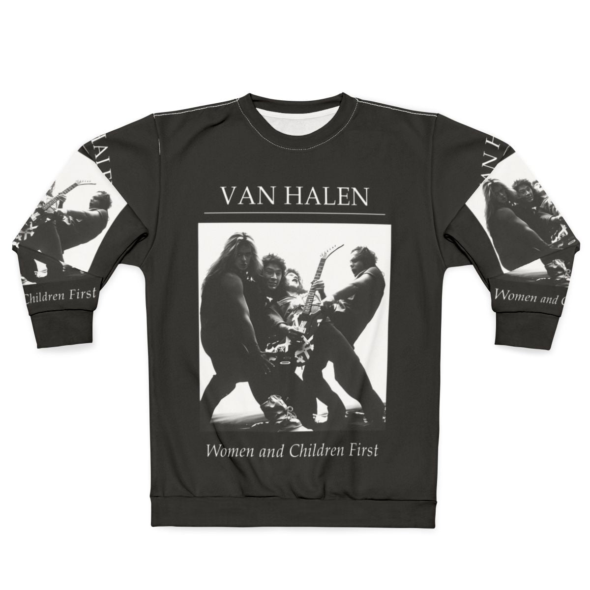 Vintage classic rock band album sweatshirt