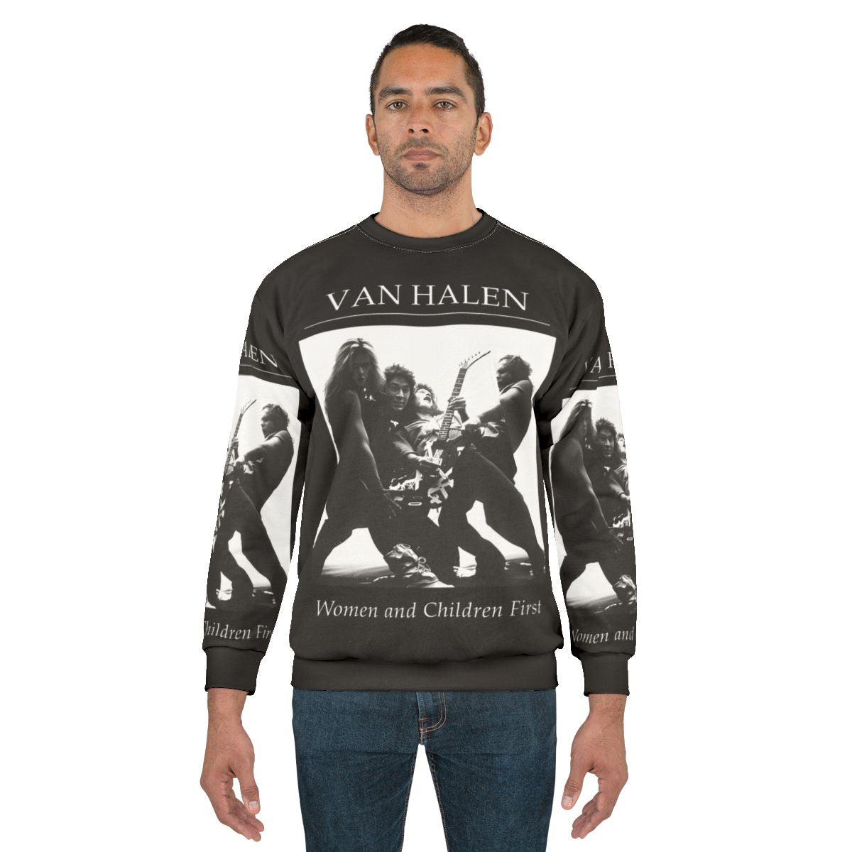 Vintage classic rock band album sweatshirt