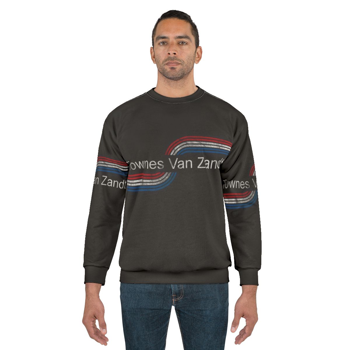 Vintage Townes Van Zandt Biker Style Sweatshirt