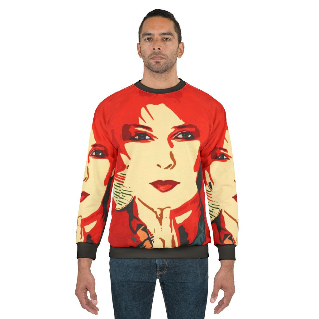 Toyah Wilcox 80s pop art sweatshirt