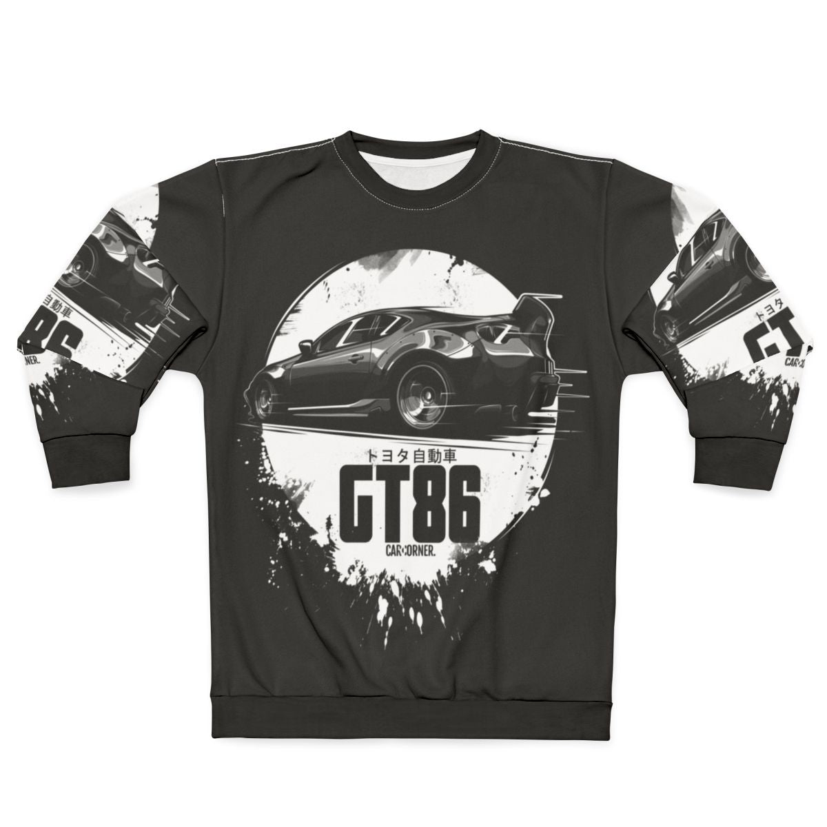 Toyota GT86 Sweatshirt with Automotive Graphic Design