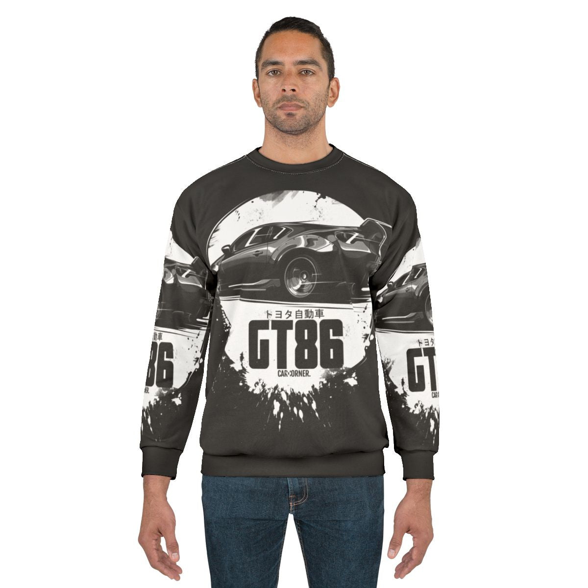 Toyota GT86 Sweatshirt with Automotive Graphic Design