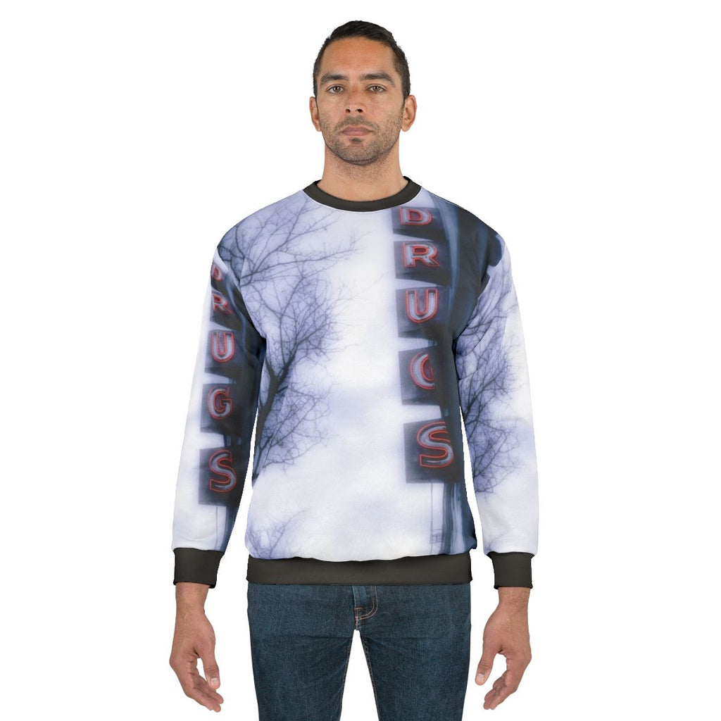 Psychedelic neon hooded sweatshirt for toys and hobbies enthusiasts