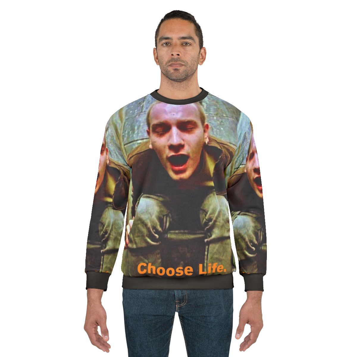 Trainspotting Movie Sweatshirt with Ewan McGregor