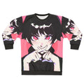 Tranced Batsu Sweatshirt - Cute Pink Anime Streetwear