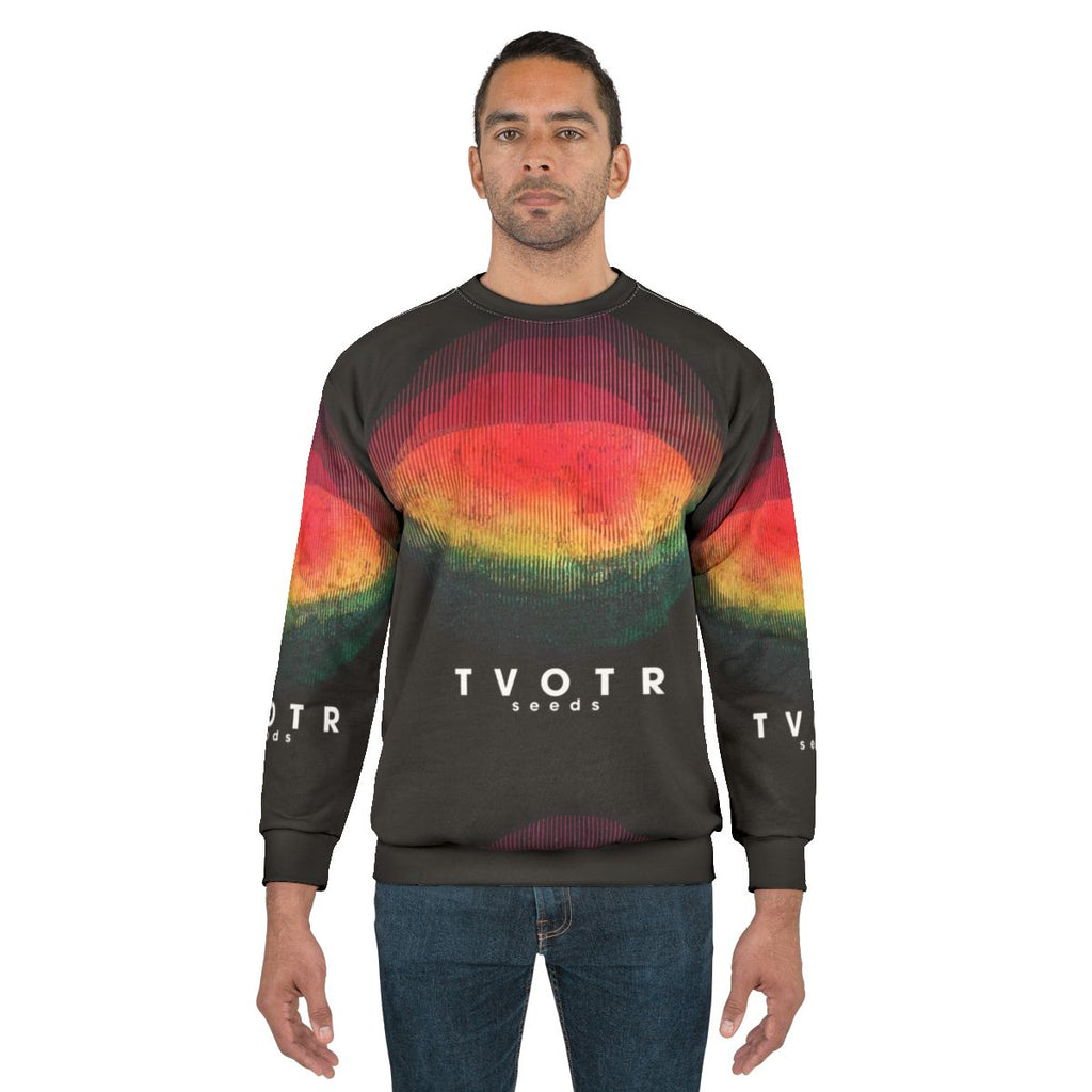 Tranpri New TV On The Tour 2022 Sweatshirt with TVOTR band logo