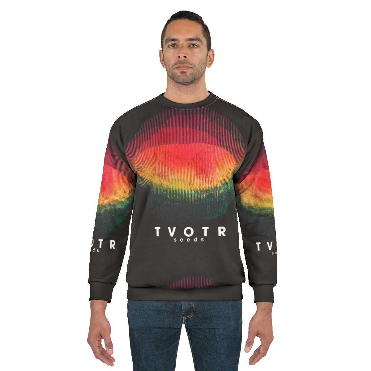 Tranpri New TV On The Tour 2022 Sweatshirt with TVOTR band logo