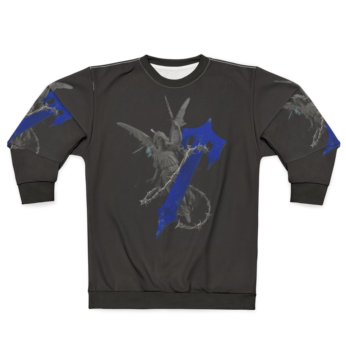 Trapstar Angel Sweatshirt with Vibrant Paisley and Trapstar Art