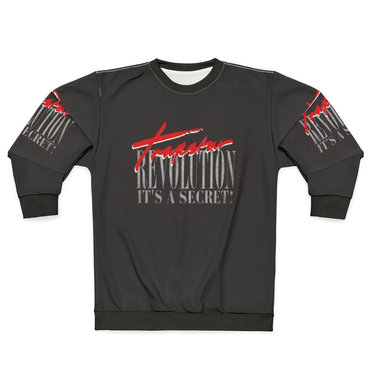 Trapstar Revolution Sweatshirt in Red and Black