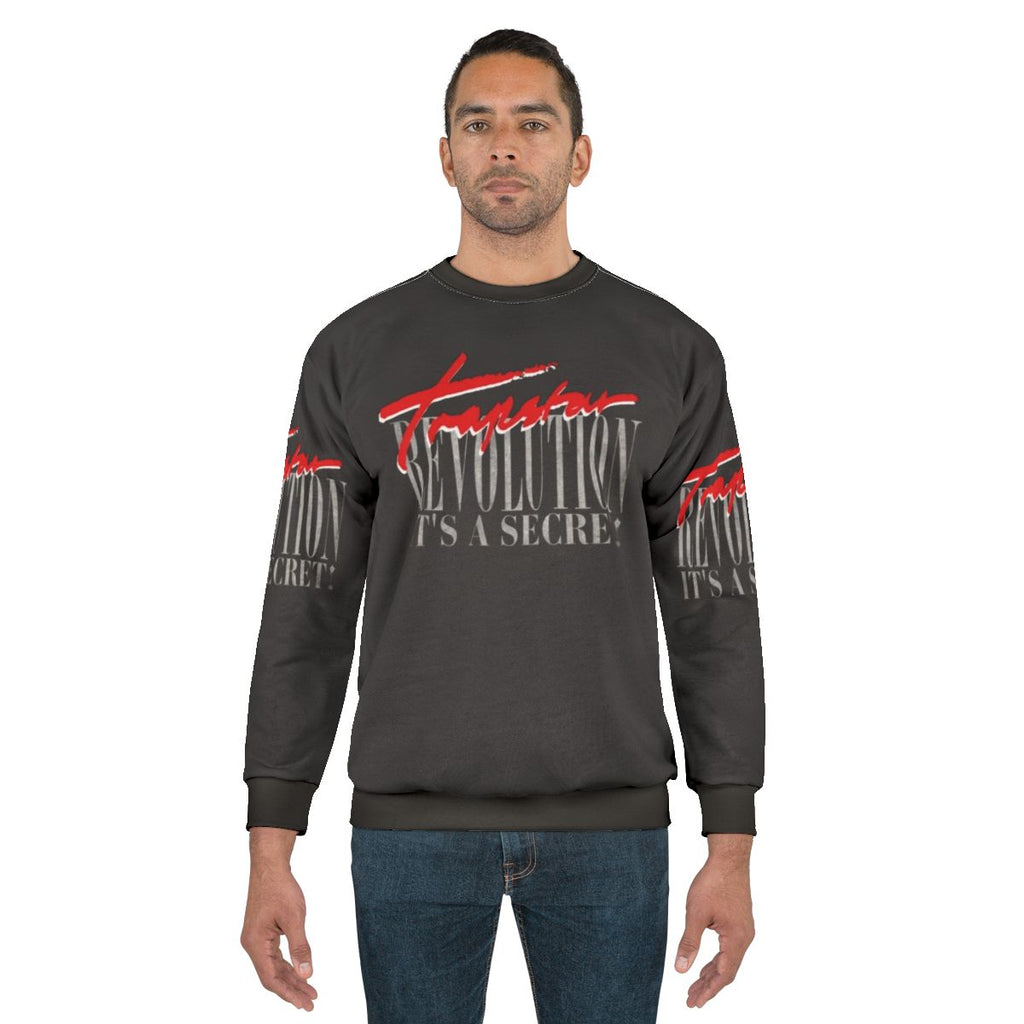 Trapstar Revolution Sweatshirt in Red and Black