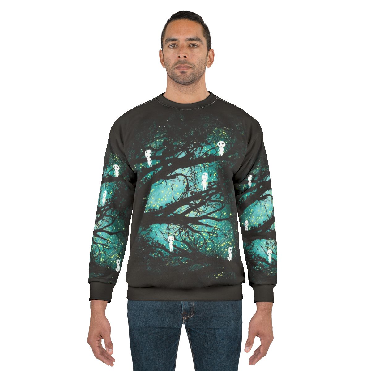 Tree Spirits Sweatshirt with Magical Designs