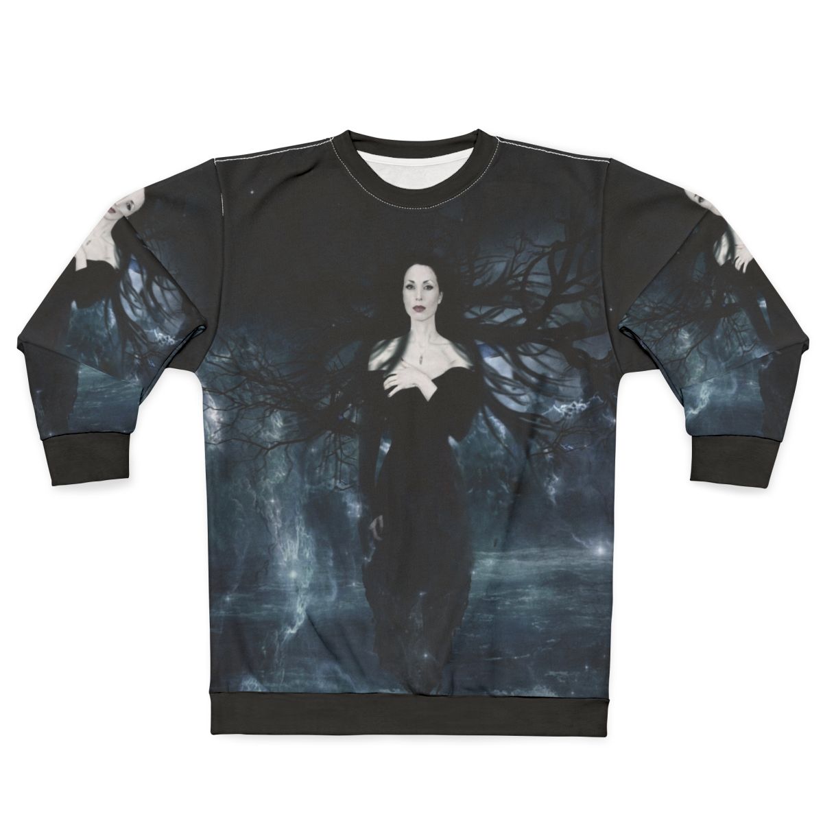 Aleah "Trees Of Eternity" Sweatshirt featuring metal music artwork