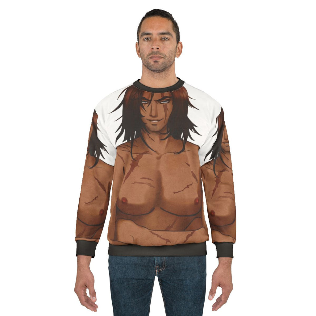 Castlevania Netflix Trevor Belmont Pinup Sweatshirt