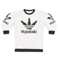 Russian Tri Poloski Sweatshirt with Slavic Tracksuit Design and Hardbass Rave Inspired Graphics