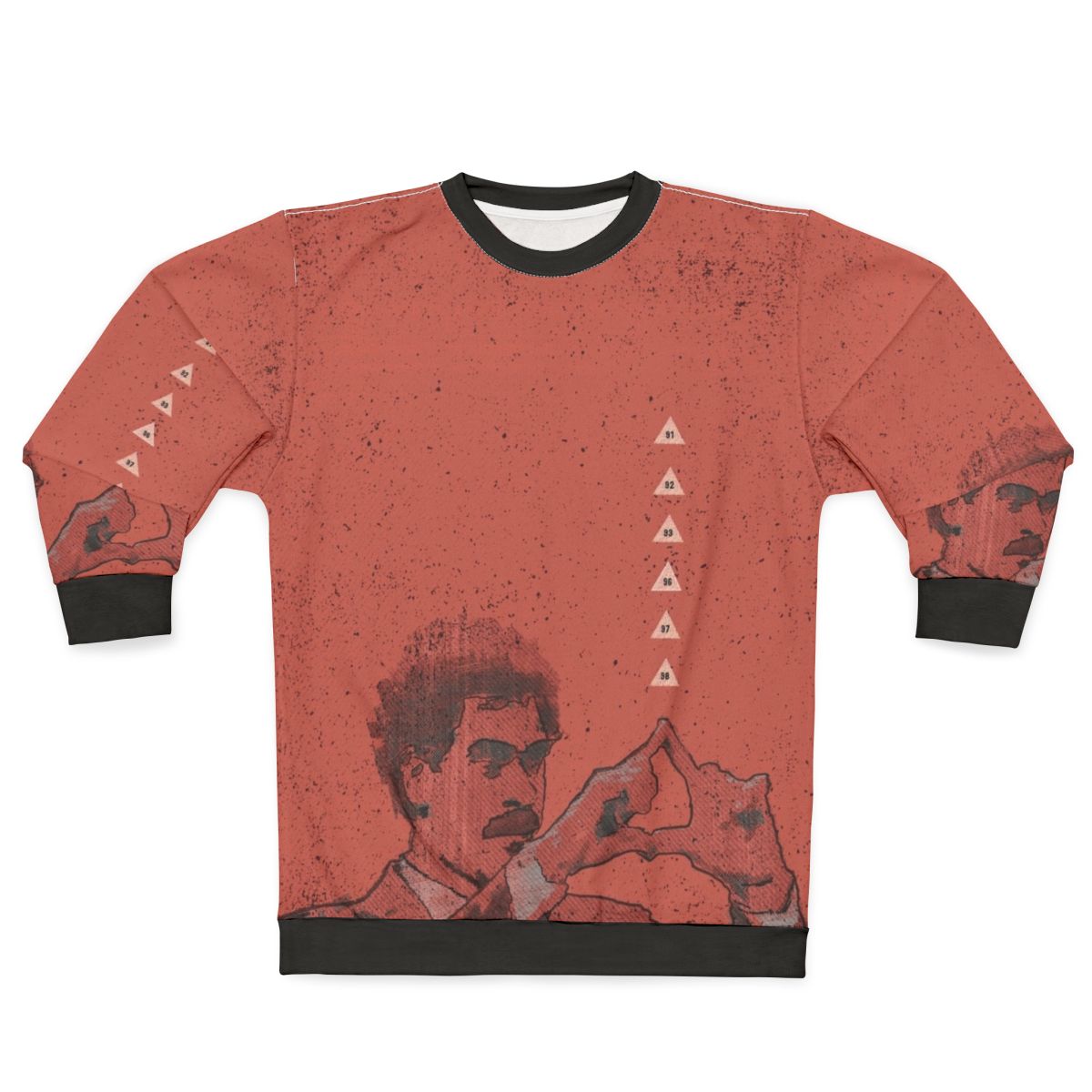 Vintage Triangle 2020 Edition Chicago Bulls Sweatshirt with Basketball and 90s Inspired Graphics