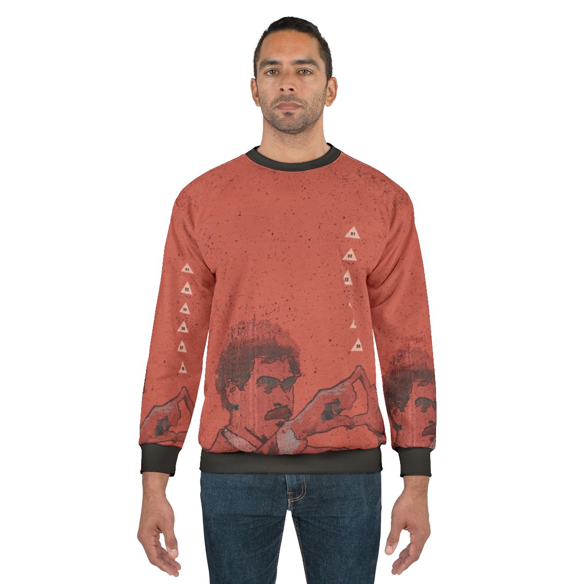 Vintage Triangle 2020 Edition Chicago Bulls Sweatshirt with Basketball and 90s Inspired Graphics
