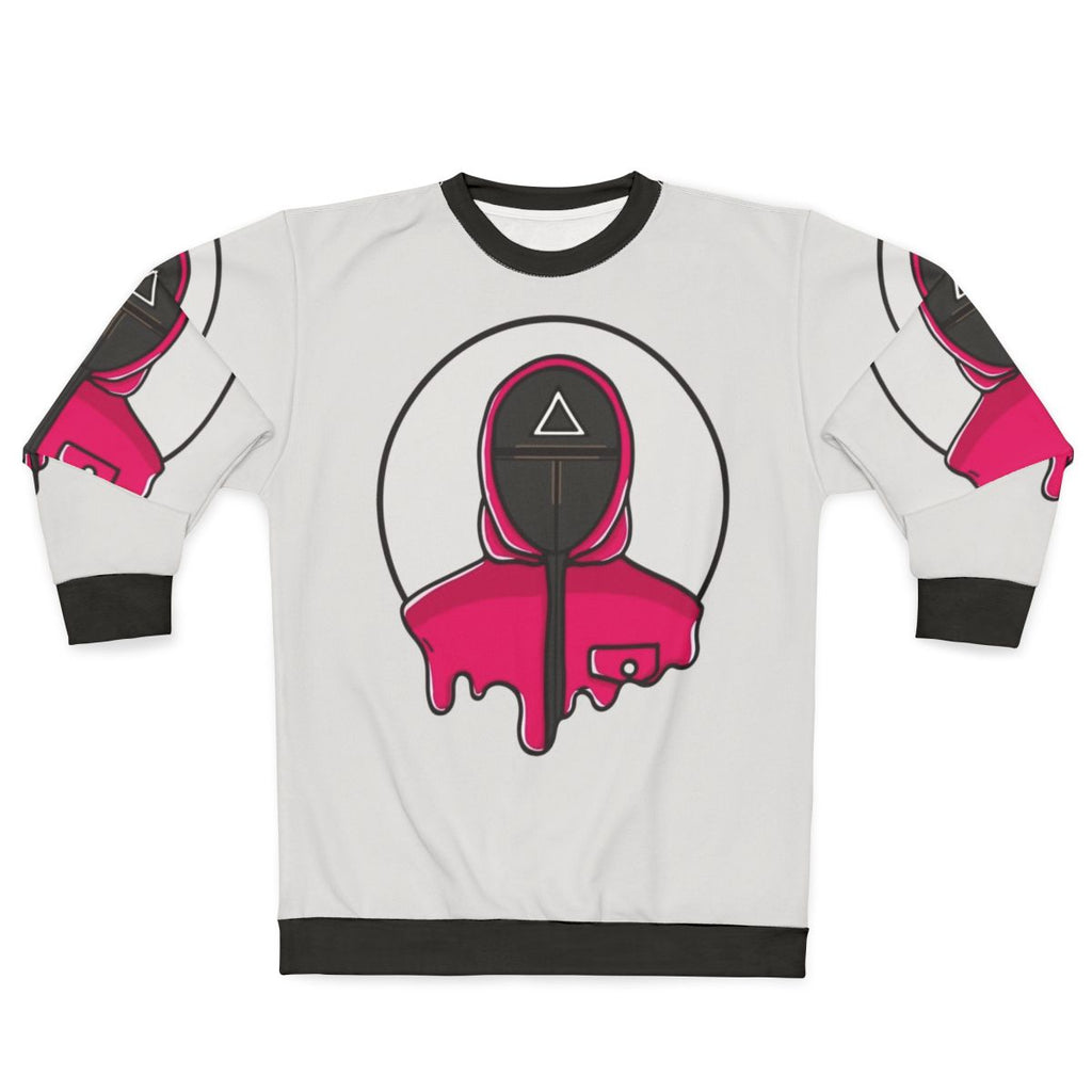 Triangle Squid Game Guard Sweatshirt with Official Squid Game Merchandise Logo