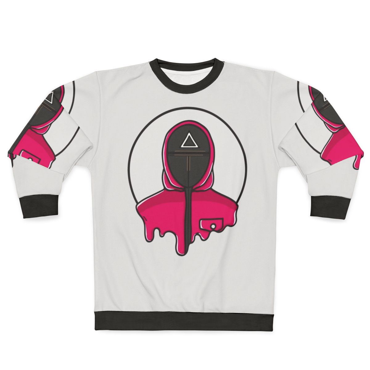 Triangle Squid Game Guard Sweatshirt with Official Squid Game Merchandise Logo